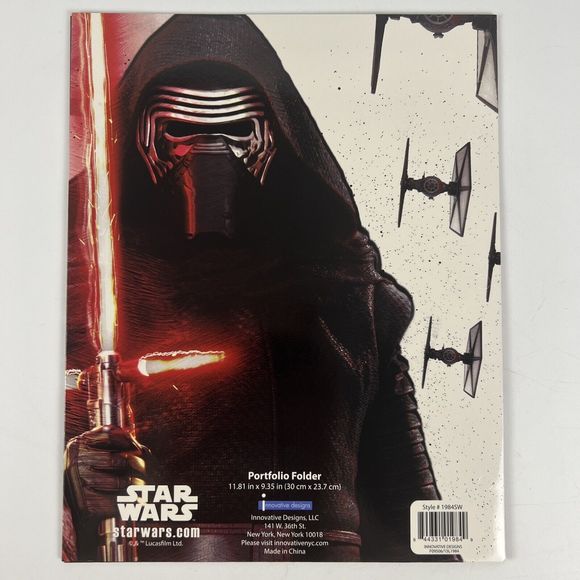 Star Wars The Force Awakens 3 Ring Binder FOLDERS Lot/3 Chewbacca Storm Troopers - Picture 7 of 11